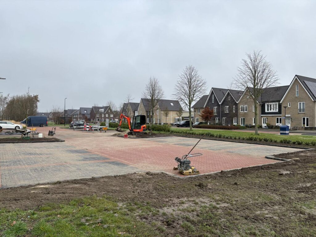 Civiele werken straatwerk