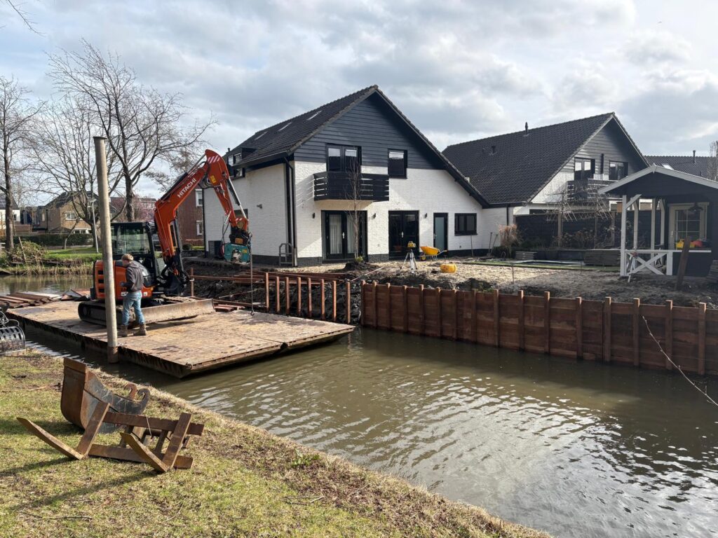Damwand en beschoeiingen